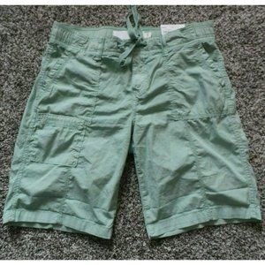 NWT Women's Green Sonoma Bermuda Shorts Size 8